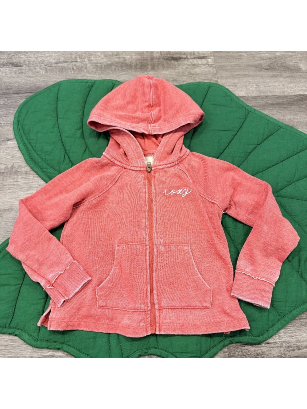 Roxy Girl Toddler 4 Mineral Wash Hooded Full Zip Jacket